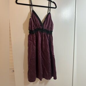 Matty M Burgundy Sleep Dress